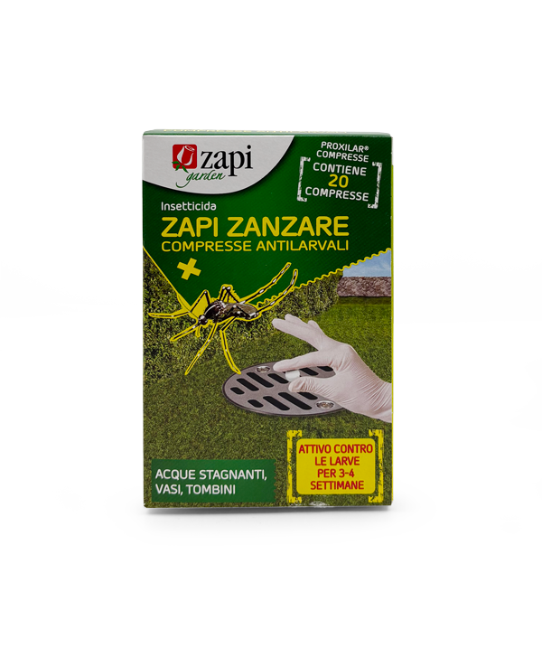 ZAPI ZANZARE COMPRESSE ANTILARVALI